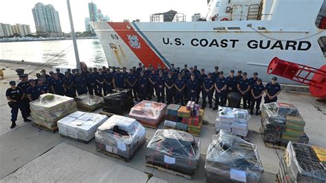 Coast Guard offloads over $160 million worth of cocaine in Miami